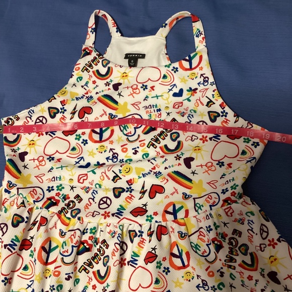 Torrid Pride dress, size 0, EUC - Picture 4 of 10